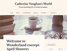 Tablet Screenshot of catherinevaughansworld.com